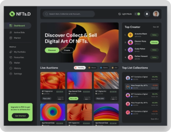Digital Art NFT Web App
