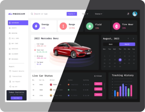 Car Rental Management Dashboard Design
