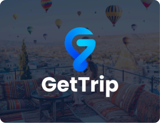 GetTrip Tour and Travel Agency Logo and Brand Identity